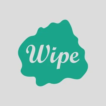 Wipe cloth icon Stock Illustration