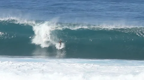 Wipe out at Pipeline Stock Footage 44067080