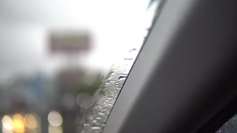 Wiper and rain Video stock 210613122