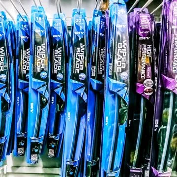 Wiper blades Stock Photos