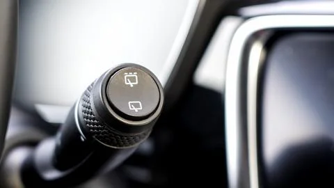 Wiper switch on a car Stock-Fotos