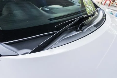 Wipers of a car Stock Photos