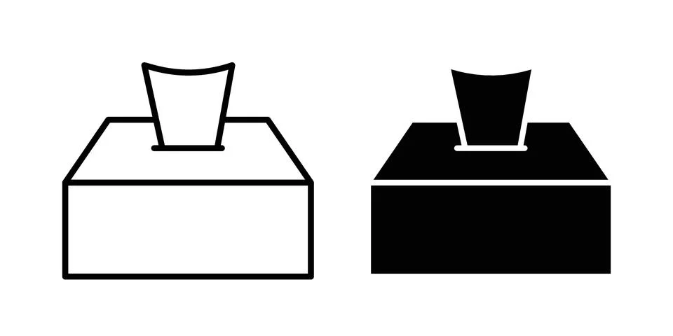 Wipes black vector isolated on whiteicon black vector isolated on white Stock Illustration