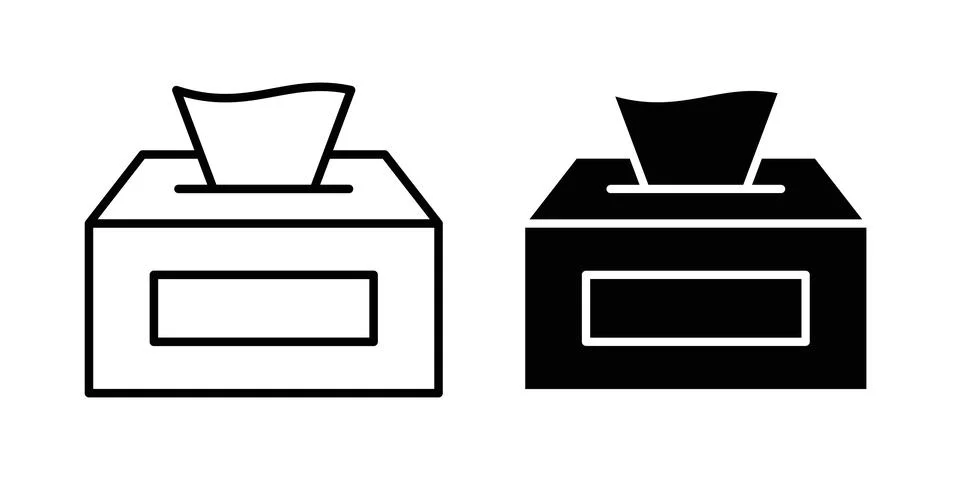 Wipes solid, line, and editable vector set.icon solid, line, and editable v.. Stock Illustration