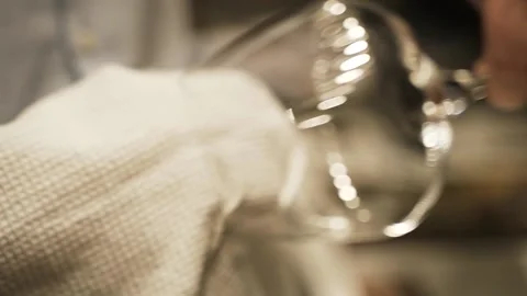 Wipes wine Stock Footage 146697115