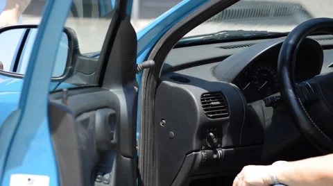 Wiping Cleaning Car Stock Footage 50925011