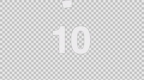 Wiping ON/OFF Countdown (24fps) Stock Footage 59706058