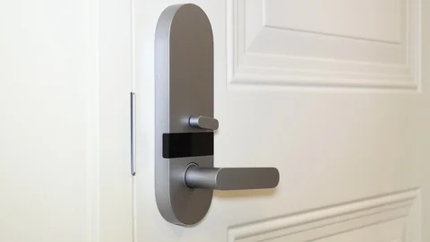 Wiping Door Handle Stock Footage 127206893