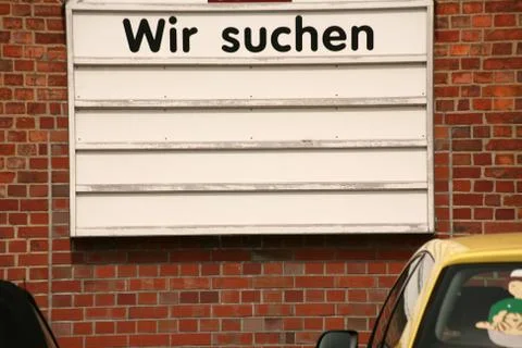 Wir suchen... Stock Photos