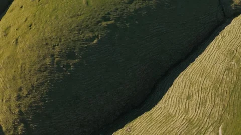 Wird Rounded Hills, Drone Footage, 6K Stock-Footage 333814864