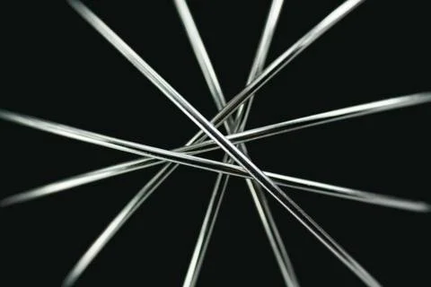 Wire abstract star Stock Photos