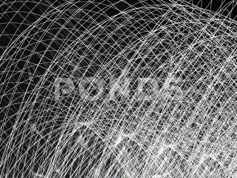 Wire and line illustration Stock Illustration