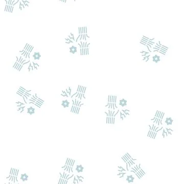 Wire breakage glyph seamless pattern Stock Illustration
