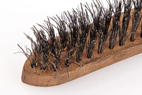 Wire brush. Stock Photos