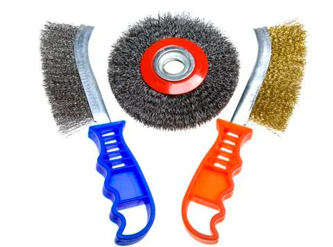Wire brush Foto stock