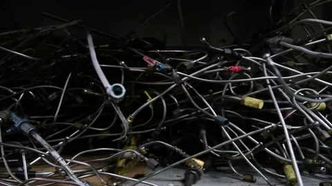 Wire bunch Video stock 230673856