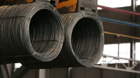 Wire-bunching machine Stock Footage 72714540