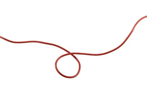 Wire cable of usb and adapter isolated on white background with clipping path Stock Photos