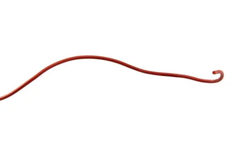 Wire cable of usb and adapter isolated on white background with clipping path Stock Photos