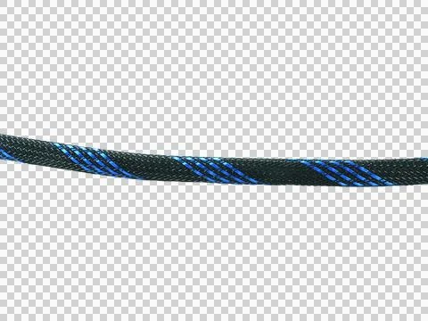 Wire cable of usb and adapter isolated on white background with clipping path Stock Photos