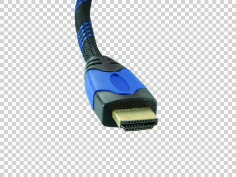 Wire cable of usb and adapter isolated on white background with clipping path Stock Photos