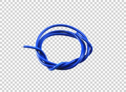 Wire cable of usb and adapter isolated on white background with clipping path Stock Photos
