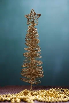 Wire christmas tree Stock Photos