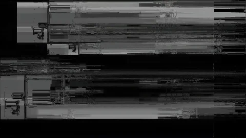 Wire Colored Noise Digital Grunge Glitch Damage Stock Footage