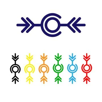 Wire connection icon. Element for web and software interfaces. Stock Illustration