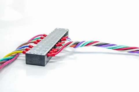 Wire connector terminal. Stockfoto's