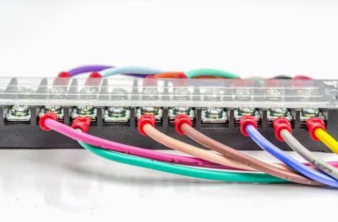 Wire connector terminal. Stock Photos