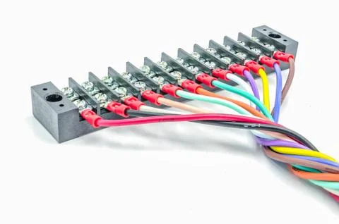 Wire connector terminal. Stock Photos