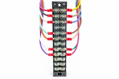 Wire connector terminal. Stock Photos