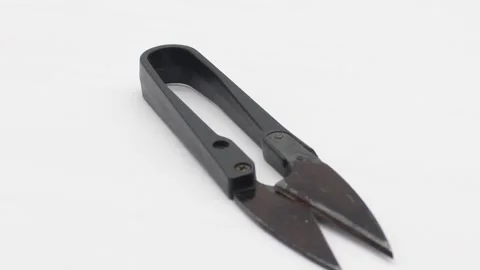 Wire cutter isolated on white background with selective focus Stock Footage 142624808