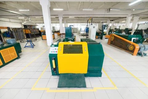 Wire drawing shop Stock Photos