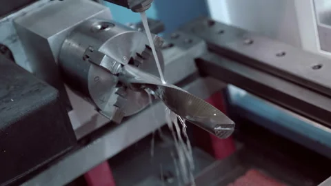 Wire EDM  process provides high precision for cutting of metal Stock Footage 167572355