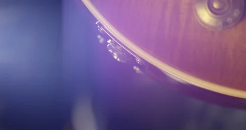Wire from an electric guitar Stock Footage 114833740