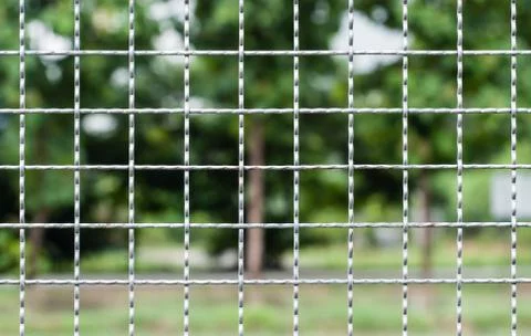 Wire fence. Foto stock