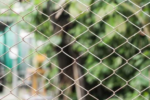 Wire fence. Stock Photos