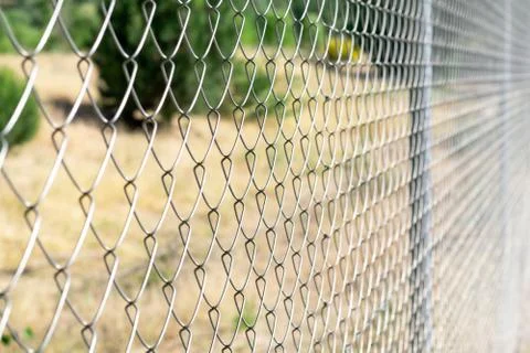 Wire fence. Stock Photos