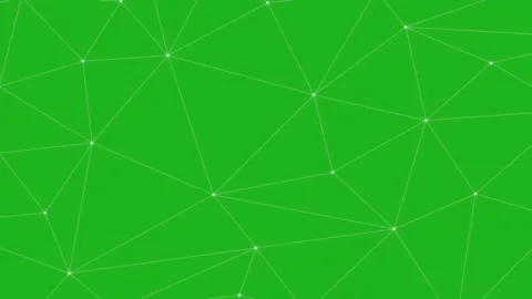 Wire frame mesh motion graphics with green screen background Stock Footage 132884081