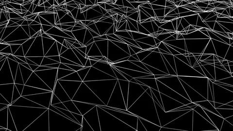 Wire frame sharp background retro Stock Footage 72274571