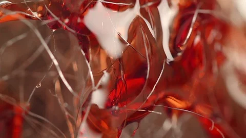 Wire Gel Red Stock Footage 98679720