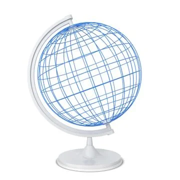 Wire globe Stock Illustration