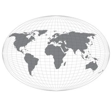 Wire globe map vector Illustrazione stock