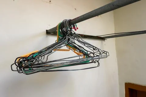 Wire hanger Stock Photos