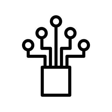 Wire icon template Stock Illustration