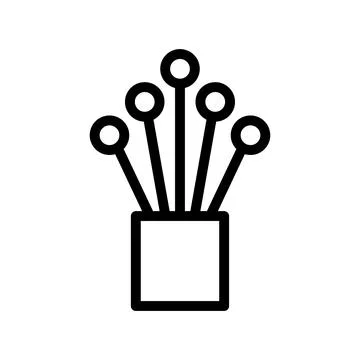 Wire icon template Stock Illustration