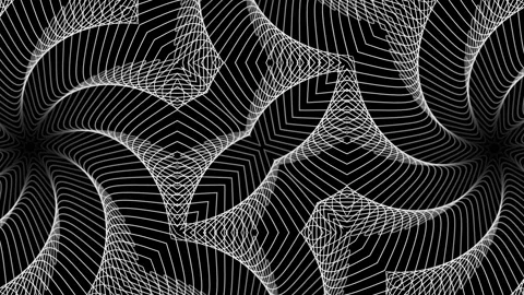 Wire kaleidoscope 1 Video stock 151563307
