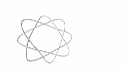 Wire knot - techno symbol Stock Footage 10579615